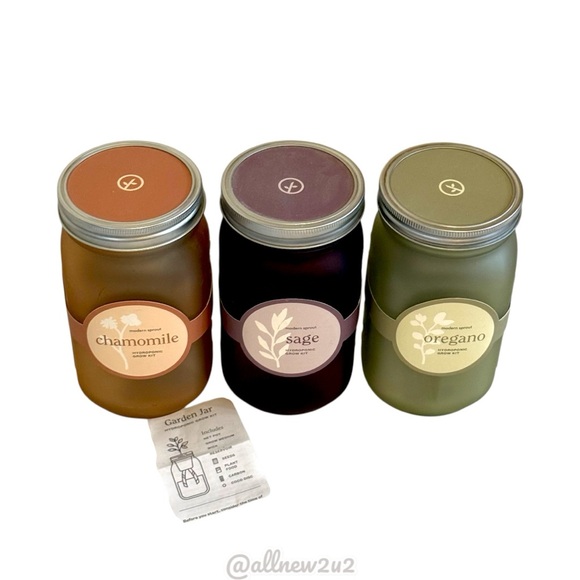 Set of 3 Herb Garden Jars Host Pick - Picture 4 of 16